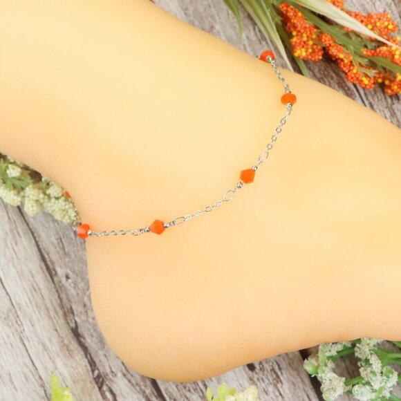 Dainty Anklet for Women – Elegant Everyday Jewelry & Perfect Gift | MLCRC1775 - Picture 2 of 10